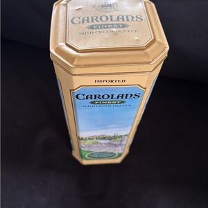 Vintage Carolans Irish Cream Liqueur Tin
